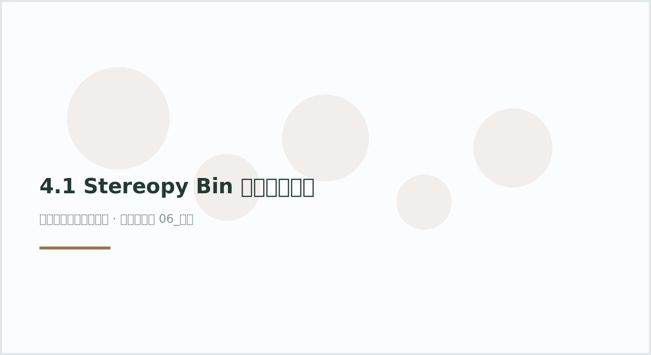 4.1 Stereopy Bin 模式下游分析